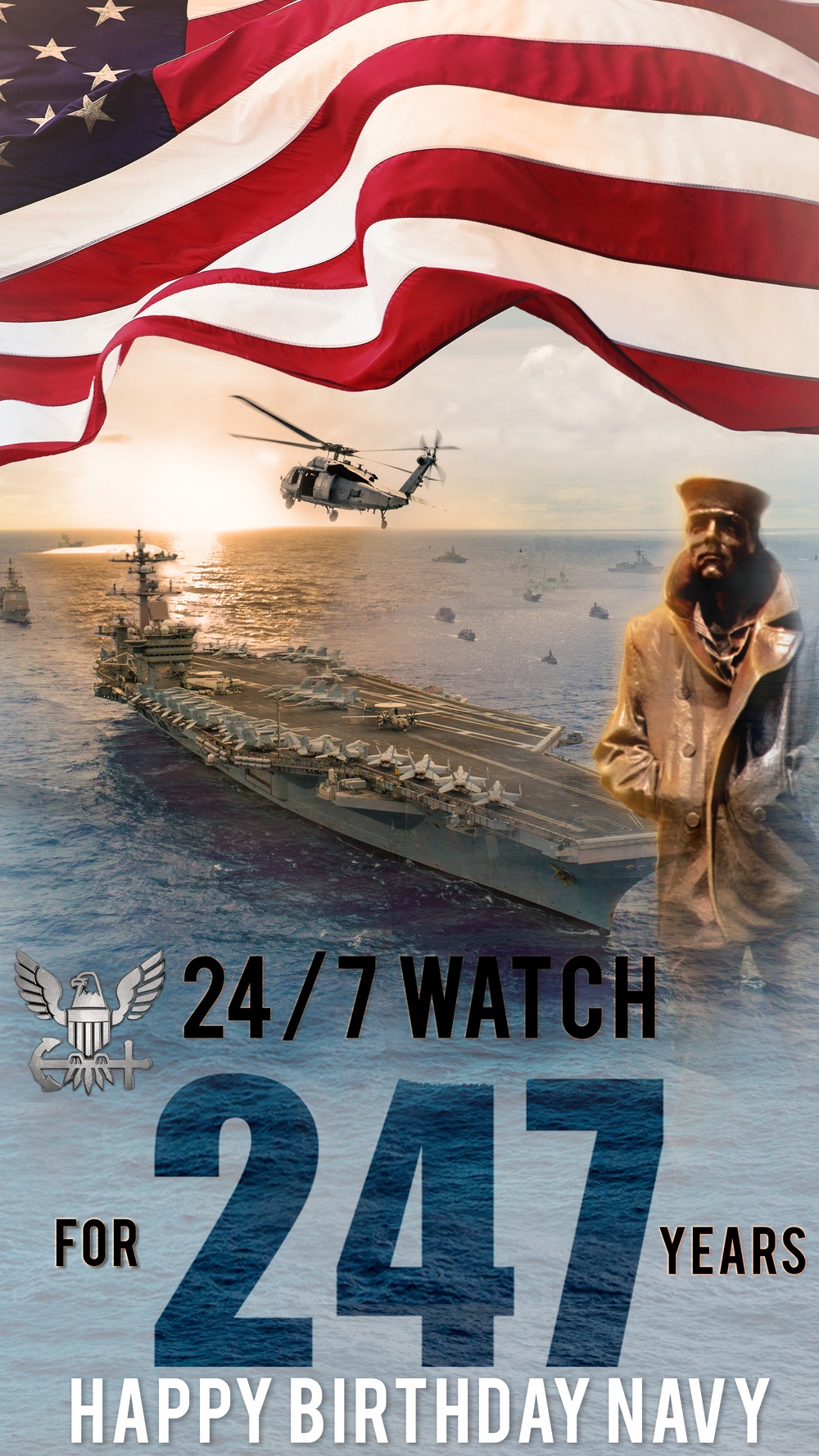 U.S. Navy Birthday Poster