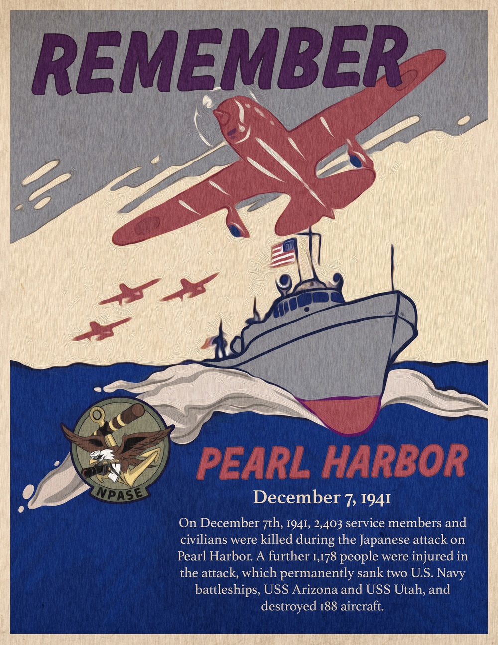 NPASE West Pearl Harbor Remembrance Graphic