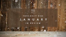 January in Review graphic