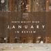 January in Review graphic