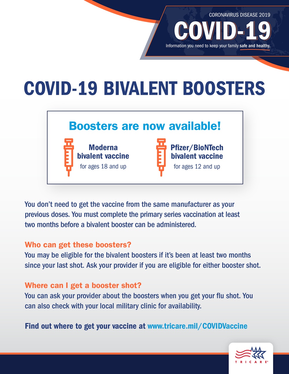 COVID-19 bivalent boosters