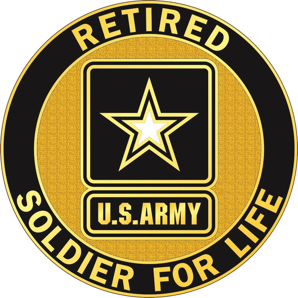 U.S. Army Retired Lapel Button