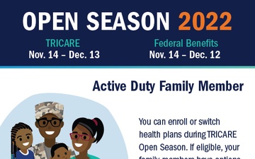 Open Season 2022 for Active Duty Family Members