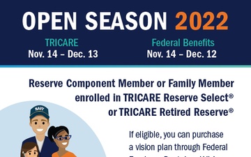 Open Season 2022 Reserve Component Member or Family Member