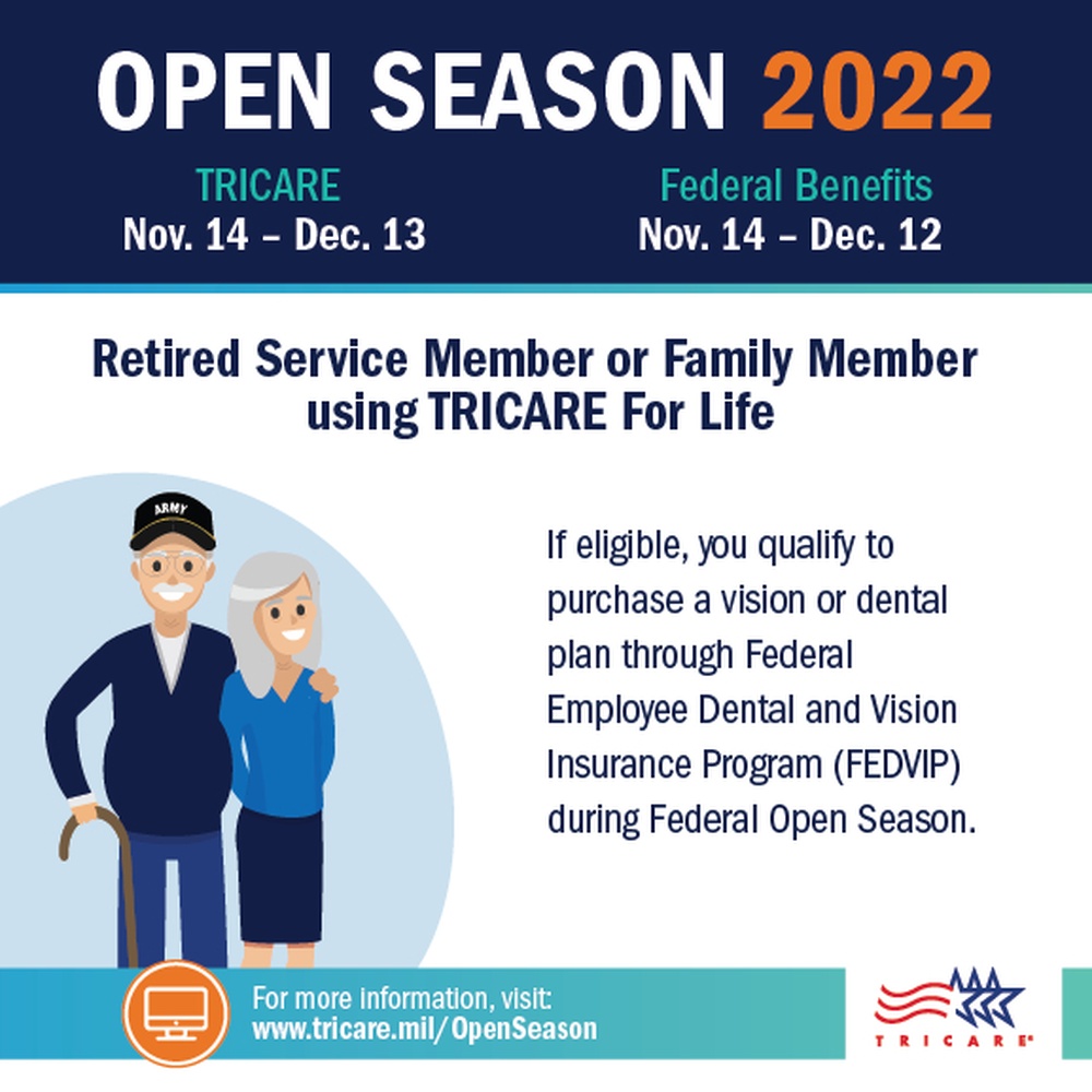 TRICARE Open Season 2022 Retired Service Member or Family Member