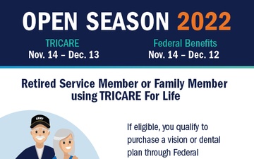 TRICARE Open Season 2022 Retired Service Member or Family Member