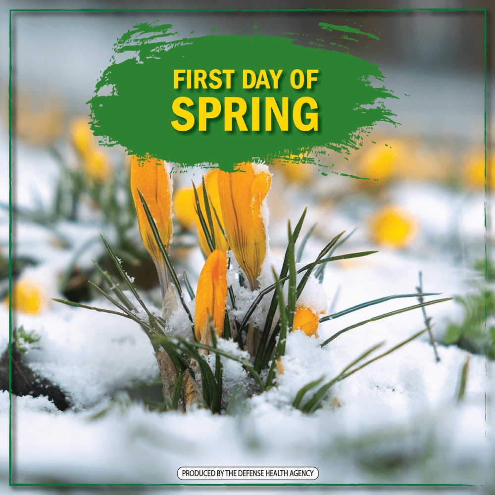 March 20 First Day of Spring