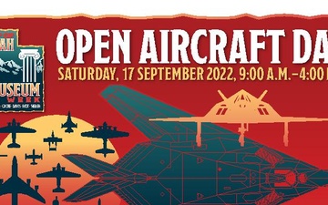 Open Aircraft Day Flyer, Hill Aerospace Museum, September 2022