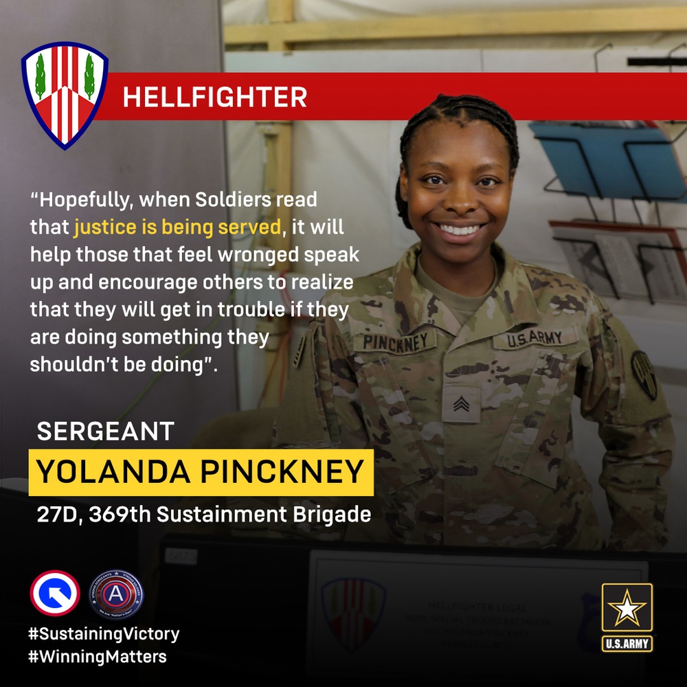 Hellfighter Justice Warrior SGT Yolanda Pinckney