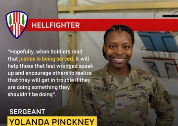 Hellfighter Justice Warrior SGT Yolanda Pinckney