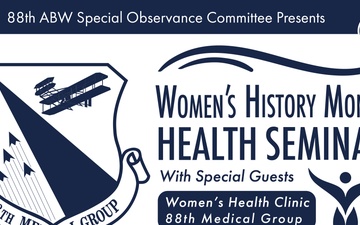 88th Air Base Wing Women&amp;#39;s History Month Event Flyers