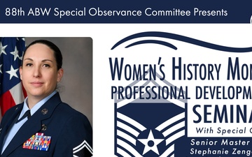 88th Air Base Wing Women&amp;#39;s History Month Event Flyers