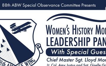 88th Air Base Wing Women&amp;#39;s History Month Event Flyers