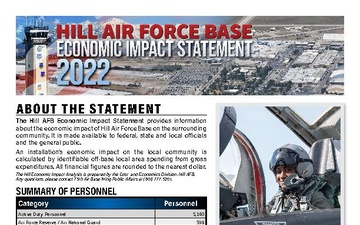 Hill Air Force Base Economic Impact Statement 2022