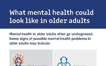 What mental health could look like in older adults