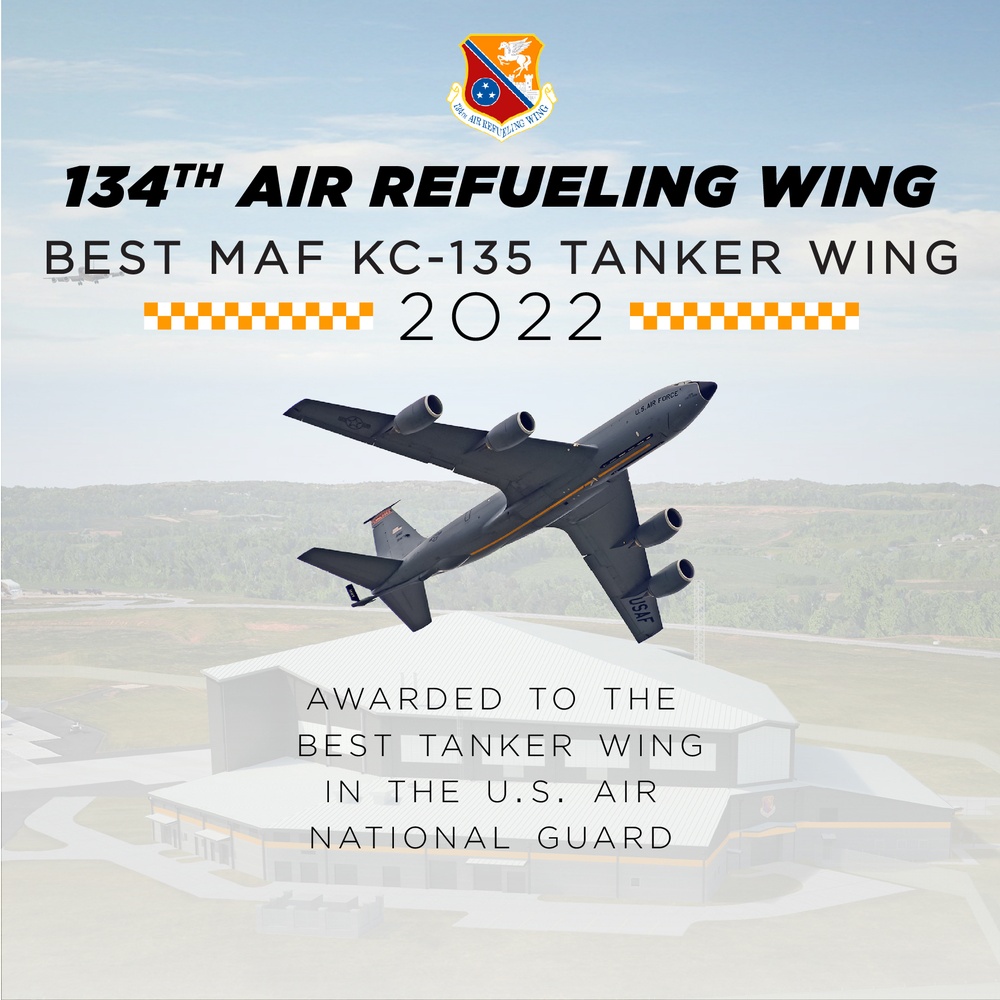 134 ARW Receives Best MAF KC-135 Tanker Wing Award