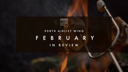 February in Review graphic