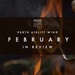 February in Review graphic