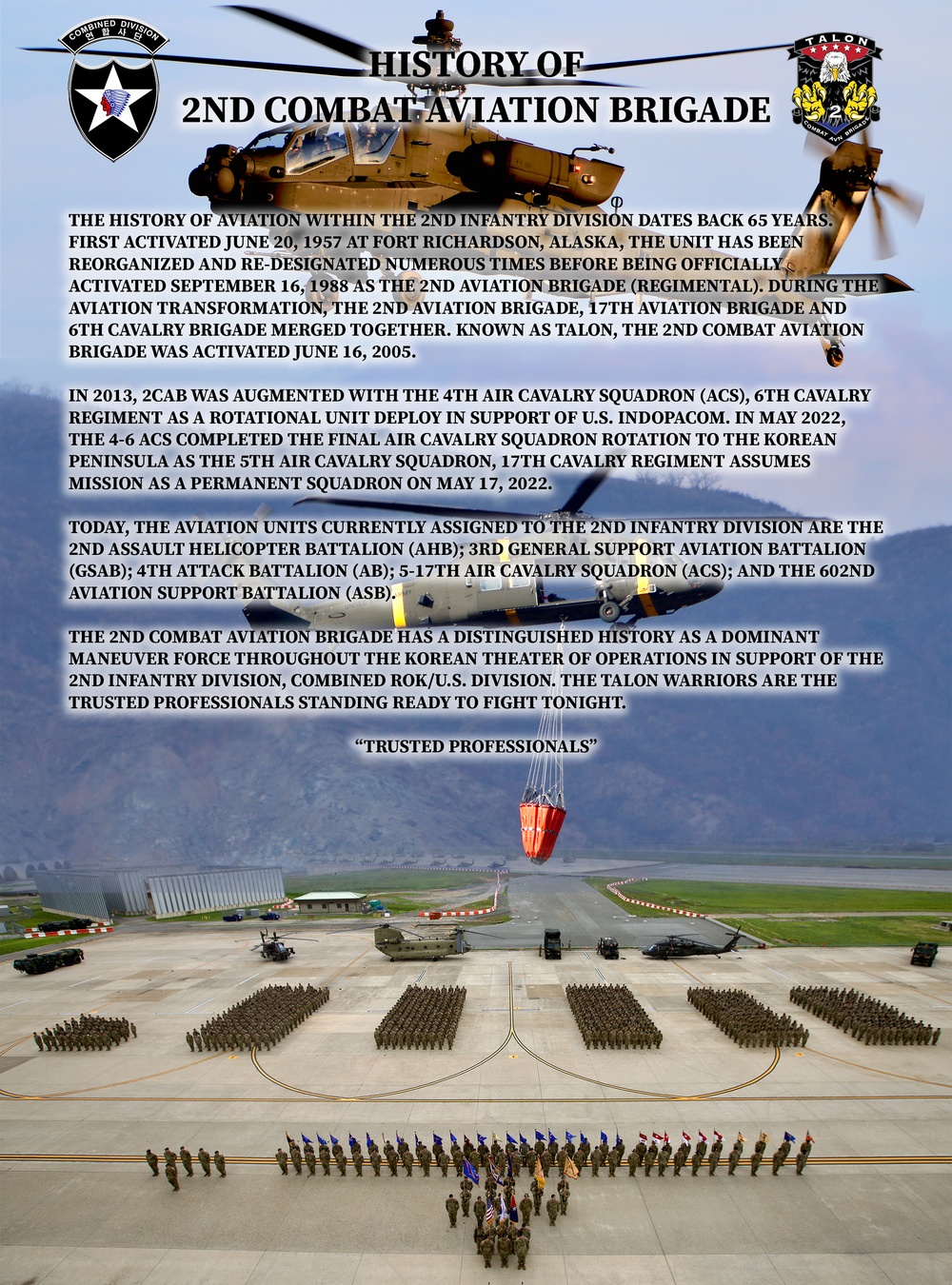2nd Combat Aviation Brigade 2022-2023 Yearbook Rear Cover