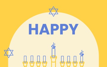 First Night of Hanukkah Graphic