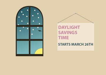 One hour forward: Daylight Savings reminder