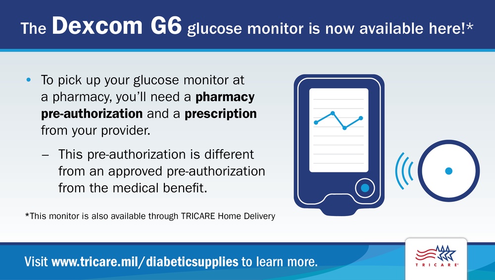 Dexcom G6 glucose monitor