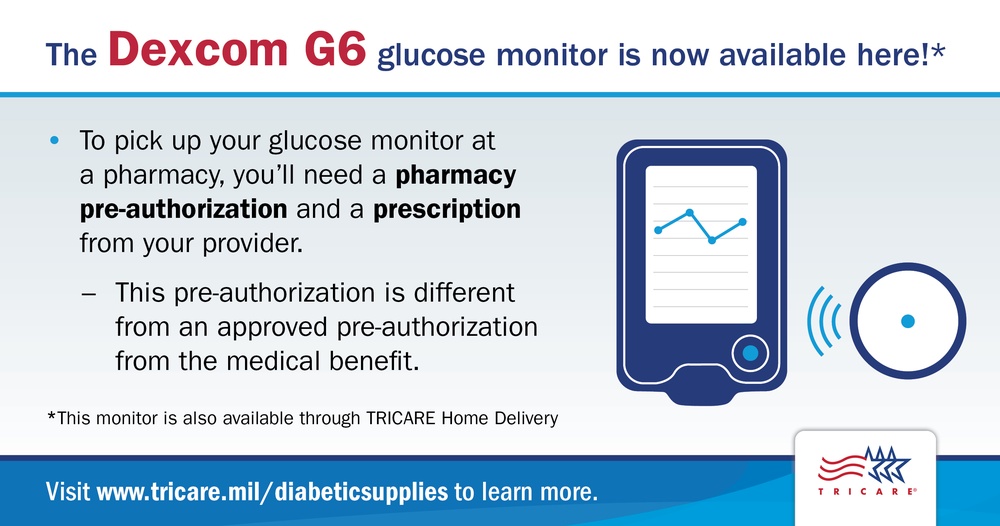 Dexcom G6 glucose monitor