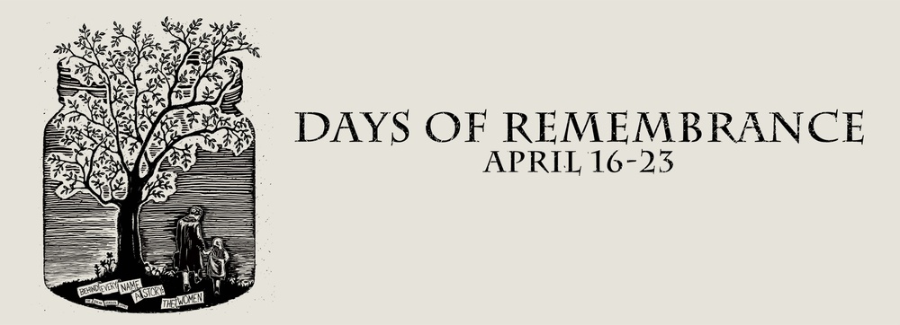 Days of Remembrance Web Banner