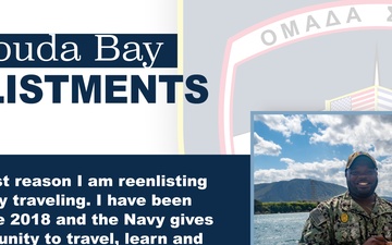 NSA Souda Bay’s Master-at-Arms 2nd Class Marcus Williams Reenlistment Ceremony