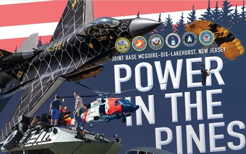 2023 Joint Base McGuire-Dix-Lakehurst Power in the Pines Air and Space Open House Official Poster - Digital Art