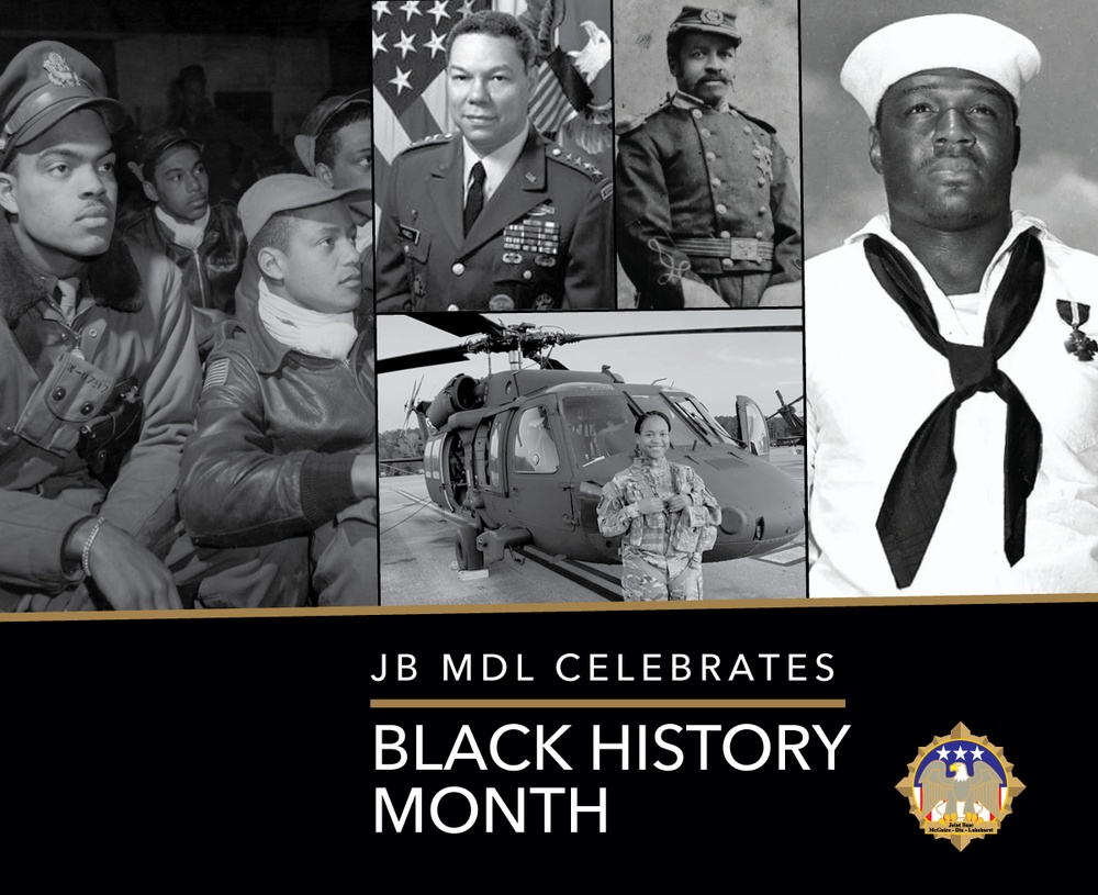 Joint Base McGuire-Dix-Lakehurst Black History Month Observance Graphic