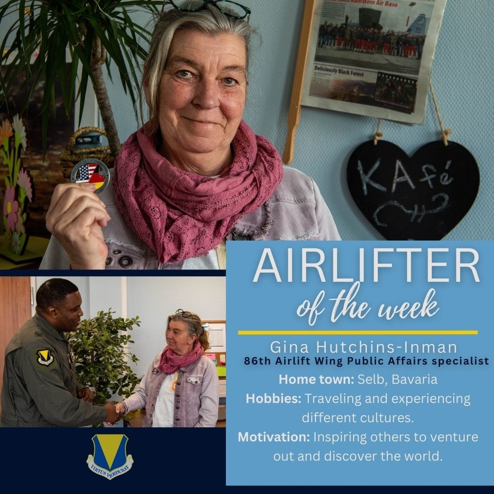 Airlifter of the Week: Gina Hutchins-Inman