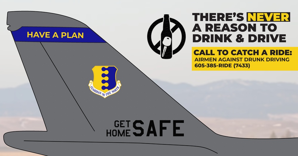 Ellsworth Airmen Against Drunk Driving, DUI Prevention Graphic