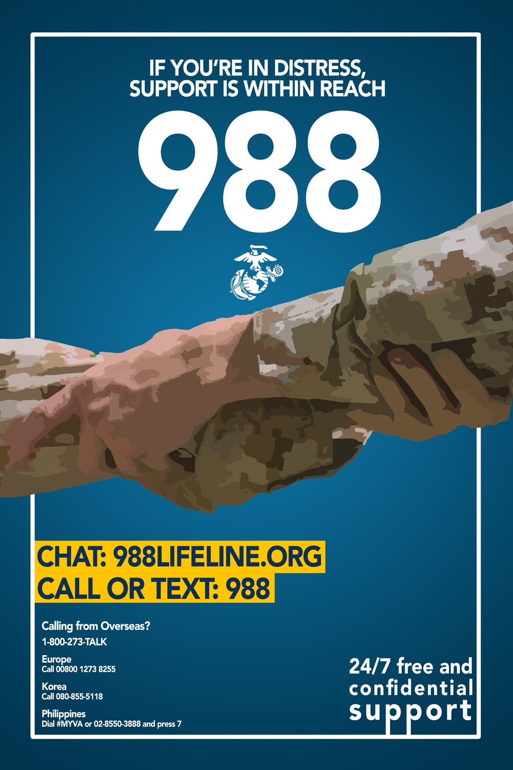 988 Support is Within Reach poster