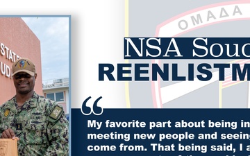 NSA Souda Bay’s Master-at-Arms 2nd Class Drew Holtmeyer’s Reenlistment Ceremony