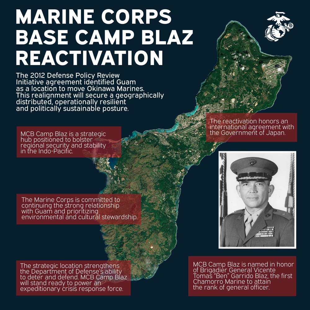 MCB Camp Blaz Reactivation Infographic