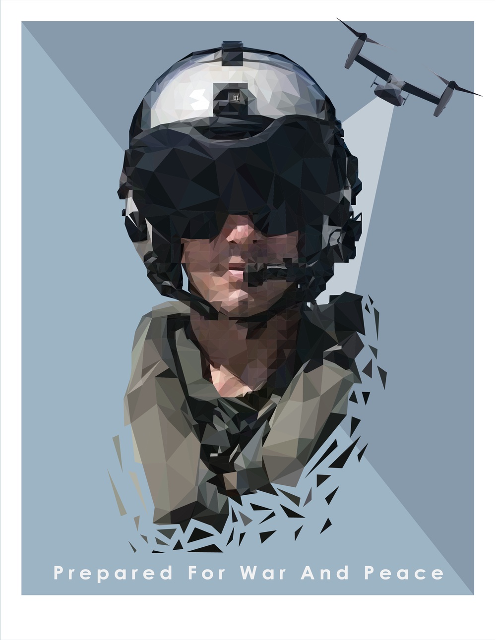 Digital Art MV-22B: Prepared for War and Peace
