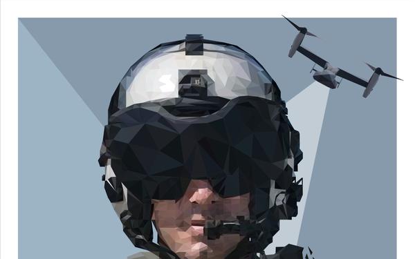 Digital Art MV-22B: Prepared for War and Peace