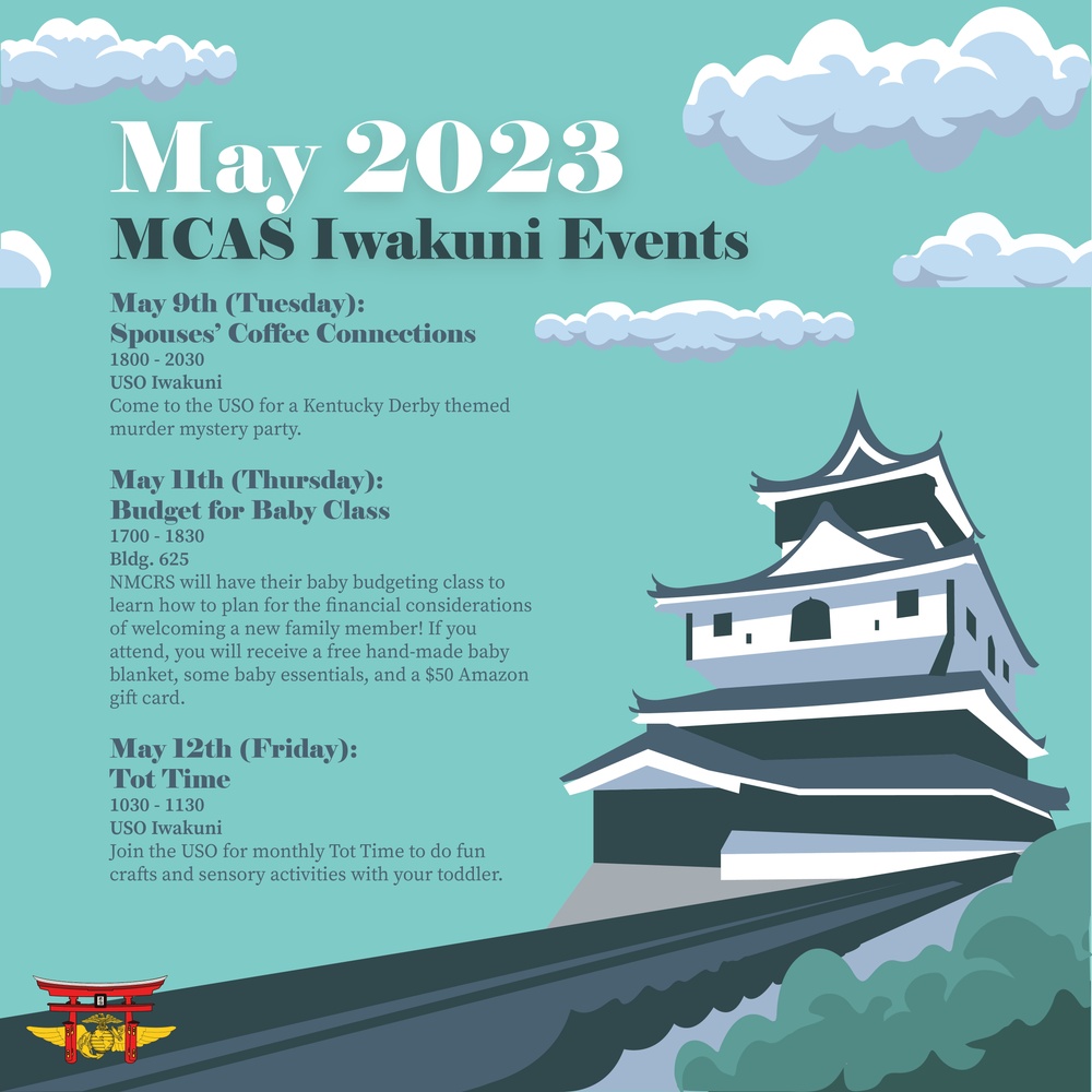 Marine Corps Air Station Iwakuni May 2023 calendar