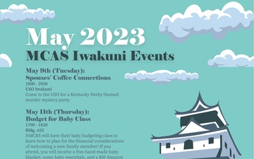 Marine Corps Air Station Iwakuni May 2023 calendar