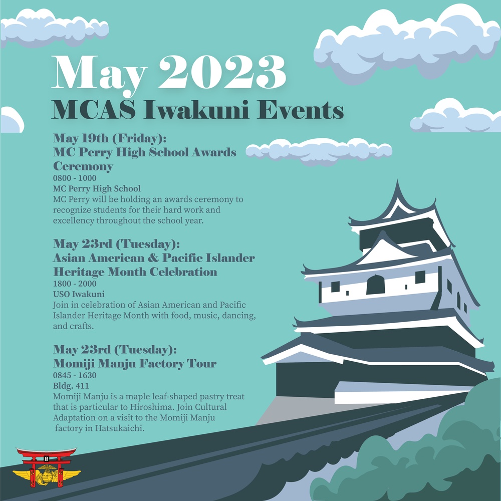 Marine Corps Air Station Iwakuni May 2023 calendar