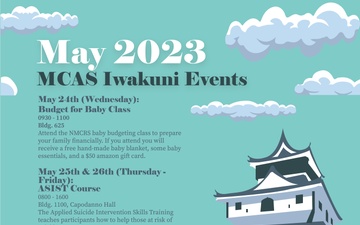 Marine Corps Air Station Iwakuni May 2023 calendar