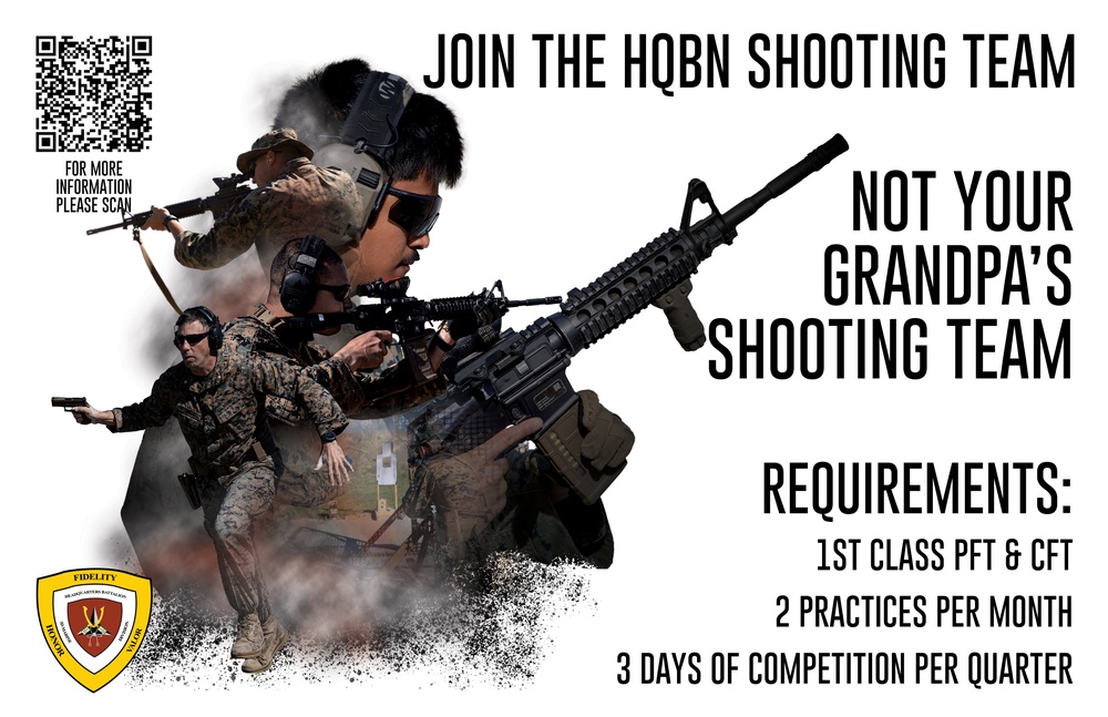 3D MARDIV HQBN Shooting Team Poster