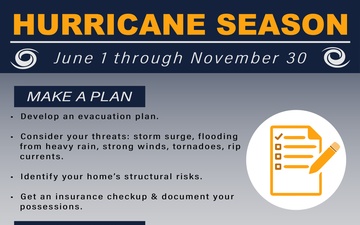 2023 Hurricane Season Preparedness Infographic