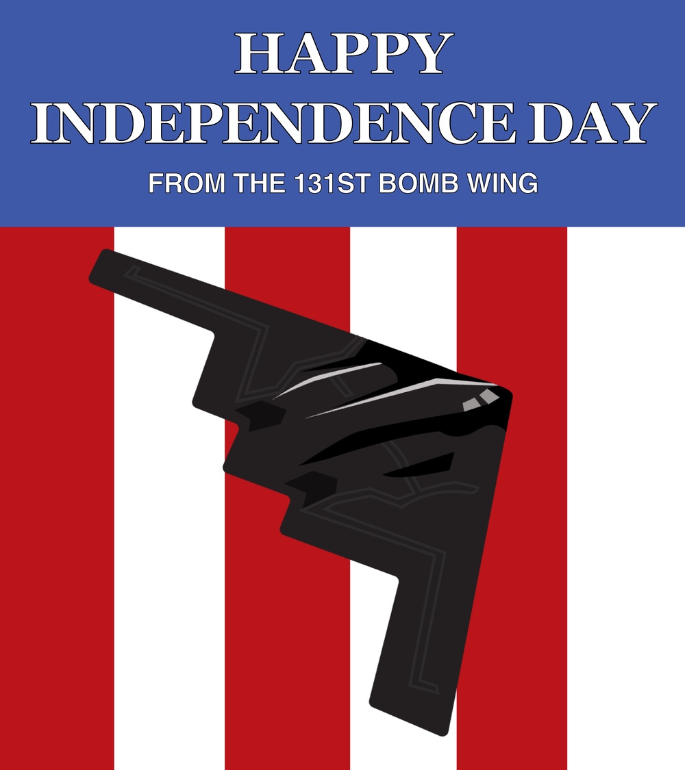 2023 131st Bomb Wing Independence Day graphic
