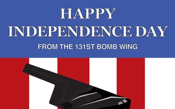 2023 131st Bomb Wing Independence Day graphic