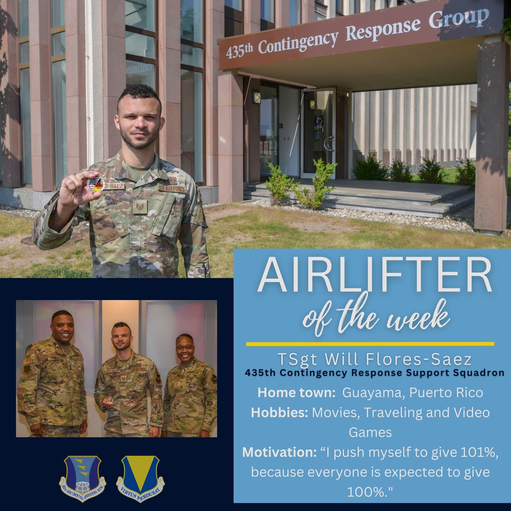 Airlifter of the Week: TSgt Will Flores-Saez