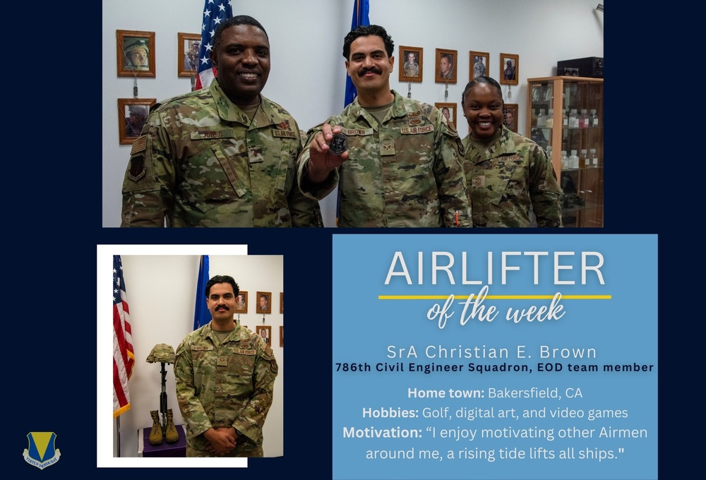 AOTW: SrA Christian E. Brown