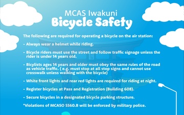 Marine Corps Air Station Iwakuni Bicycle Safety Rules and Guidelines