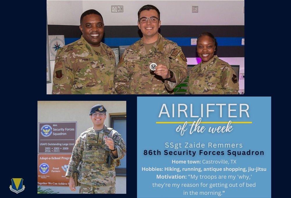 Airlifter of the Week: SSgt Zaide Remmers